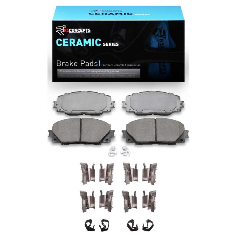 Scion iQ Brake Pads - Front - R1 Concepts - Ceramic - `06-`19